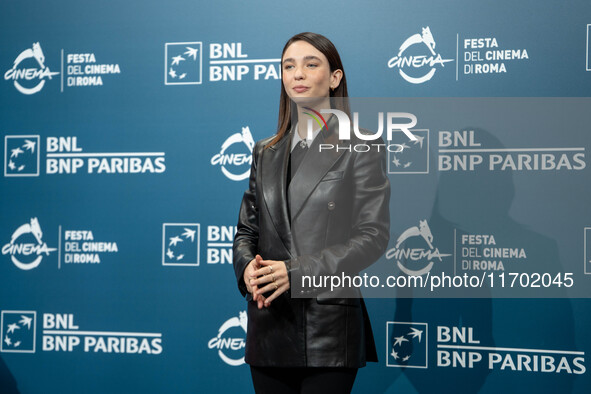 Matilda De Angelis attends the ''La legge di Lidia Poet - Seconda Stagione'' photocall during the 22nd Alice Nella Citta at Auditorium Parco...