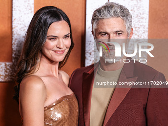 Odette Annable and husband Dave Annable arrive at the Los Angeles Premiere Of Paramount+'s Original Series 'Lioness' Season 2 held at the Ac...