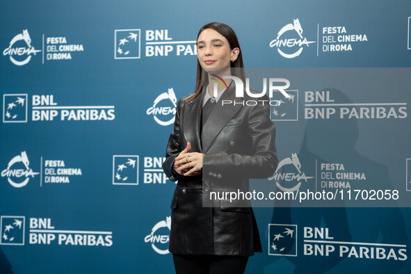 Matilda De Angelis attends the ''La legge di Lidia Poet - Seconda Stagione'' photocall during the 22nd Alice Nella Citta at Auditorium Parco...