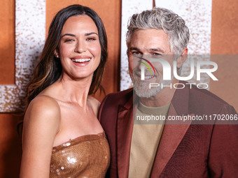 Odette Annable and husband Dave Annable arrive at the Los Angeles Premiere Of Paramount+'s Original Series 'Lioness' Season 2 held at the Ac...