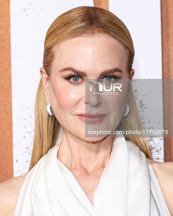 Nicole Kidman wearing Bottega Veneta SS25 RTW arrives at the Los Angeles Premiere Of Paramount+'s Original Series 'Lioness' Season 2 held at...