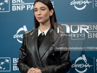 Matilda De Angelis attends the ''La legge di Lidia Poet - Seconda Stagione'' photocall during the 22nd Alice Nella Citta at Auditorium Parco...