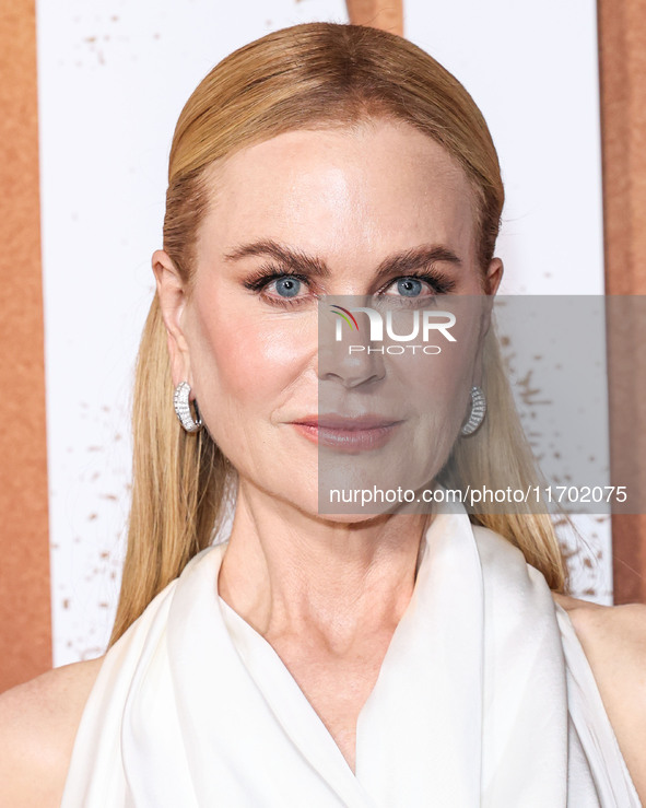 Nicole Kidman wearing Bottega Veneta SS25 RTW arrives at the Los Angeles Premiere Of Paramount+'s Original Series 'Lioness' Season 2 held at...