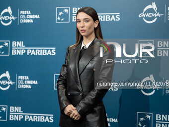 Matilda De Angelis attends the ''La legge di Lidia Poet - Seconda Stagione'' photocall during the 22nd Alice Nella Citta at Auditorium Parco...