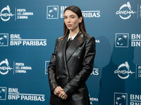 Matilda De Angelis attends the ''La legge di Lidia Poet - Seconda Stagione'' photocall during the 22nd Alice Nella Citta at Auditorium Parco...