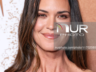 Odette Annable arrives at the Los Angeles Premiere Of Paramount+'s Original Series 'Lioness' Season 2 held at the Academy of Motion Picture...