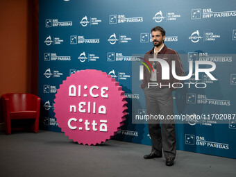 Gianmarco Saurino attends the ''La legge di Lidia Poet - Seconda Stagione'' photocall during the 22nd Alice Nella Citta at Auditorium Parco...