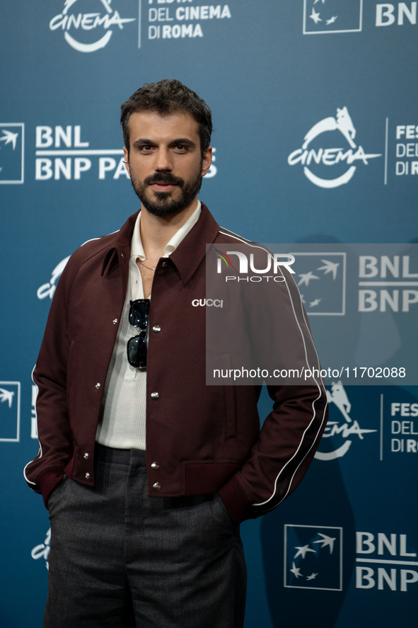 Gianmarco Saurino attends the ''La legge di Lidia Poet - Seconda Stagione'' photocall during the 22nd Alice Nella Citta at Auditorium Parco...