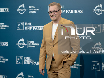 Teemu Nikki attends the ''100 Litres Of Gold'' photocall during the 19th Rome Film Festival at Auditorium Parco Della Musica in Rome, Italy,...