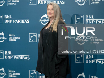 Elina Knihtila attends the ''100 Litres Of Gold'' photocall during the 19th Rome Film Festival at Auditorium Parco Della Musica in Rome, Ita...