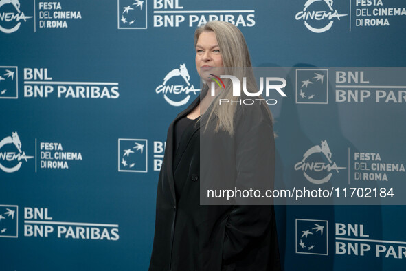 Elina Knihtila attends the ''100 Litres Of Gold'' photocall during the 19th Rome Film Festival at Auditorium Parco Della Musica in Rome, Ita...