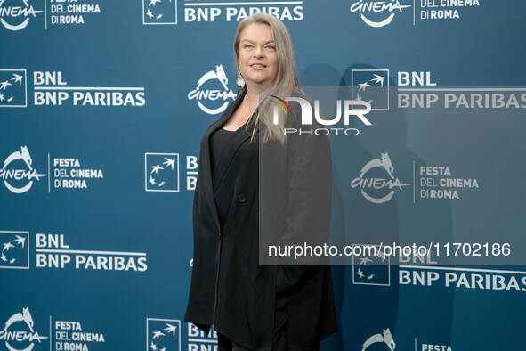 Elina Knihtila attends the ''100 Litres Of Gold'' photocall during the 19th Rome Film Festival at Auditorium Parco Della Musica in Rome, Ita...