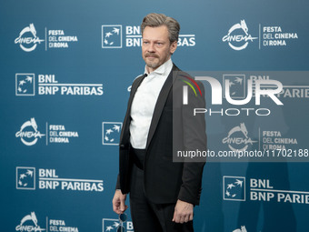 Ville Tiihonen attends the ''100 Litres Of Gold'' photocall during the 19th Rome Film Festival at Auditorium Parco Della Musica in Rome, Ita...