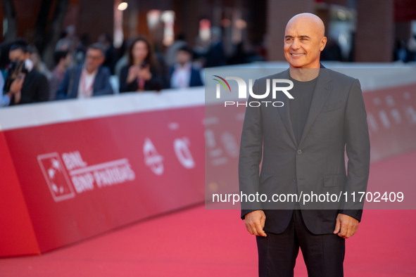 Luca Zingaretti attends the ''La Casa Degli Sguardi'' red carpet during the 19th Rome Film Festival at Auditorium Parco Della Musica in Rome...