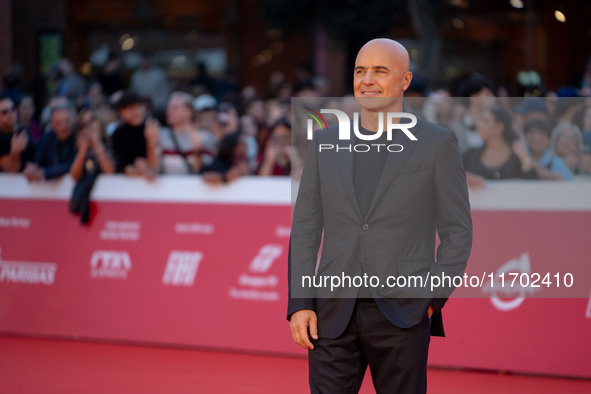 Luca Zingaretti attends the ''La Casa Degli Sguardi'' red carpet during the 19th Rome Film Festival at Auditorium Parco Della Musica in Rome...