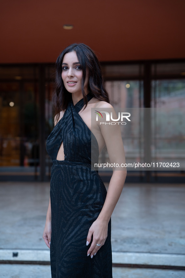 Chiara Celotto attends the ''La Casa Degli Sguardi'' red carpet during the 19th Rome Film Festival at Auditorium Parco Della Musica in Rome,...