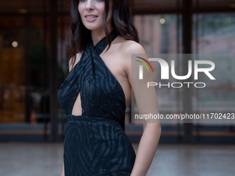 Chiara Celotto attends the ''La Casa Degli Sguardi'' red carpet during the 19th Rome Film Festival at Auditorium Parco Della Musica in Rome,...