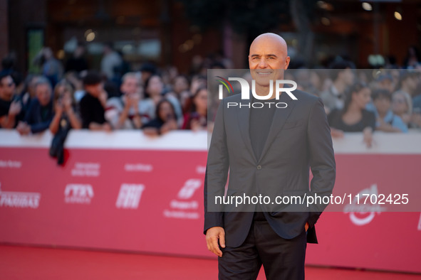 Luca Zingaretti attends the ''La Casa Degli Sguardi'' red carpet during the 19th Rome Film Festival at Auditorium Parco Della Musica in Rome...