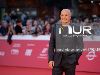 Luca Zingaretti attends the ''La Casa Degli Sguardi'' red carpet during the 19th Rome Film Festival at Auditorium Parco Della Musica in Rome...