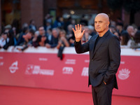 Luca Zingaretti attends the ''La Casa Degli Sguardi'' red carpet during the 19th Rome Film Festival at Auditorium Parco Della Musica in Rome...