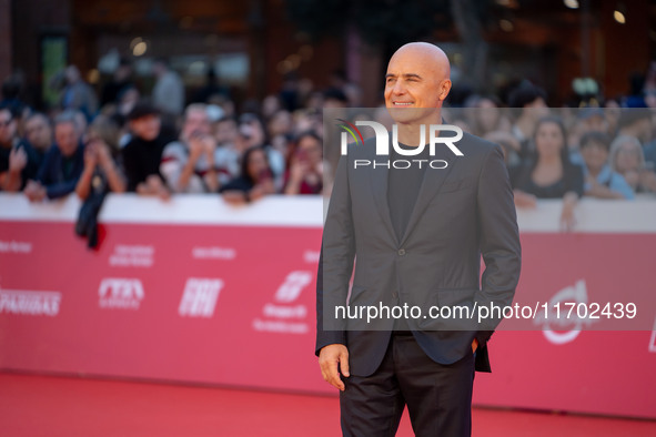 Luca Zingaretti attends the ''La Casa Degli Sguardi'' red carpet during the 19th Rome Film Festival at Auditorium Parco Della Musica in Rome...