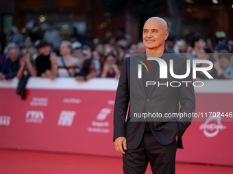 Luca Zingaretti attends the ''La Casa Degli Sguardi'' red carpet during the 19th Rome Film Festival at Auditorium Parco Della Musica in Rome...