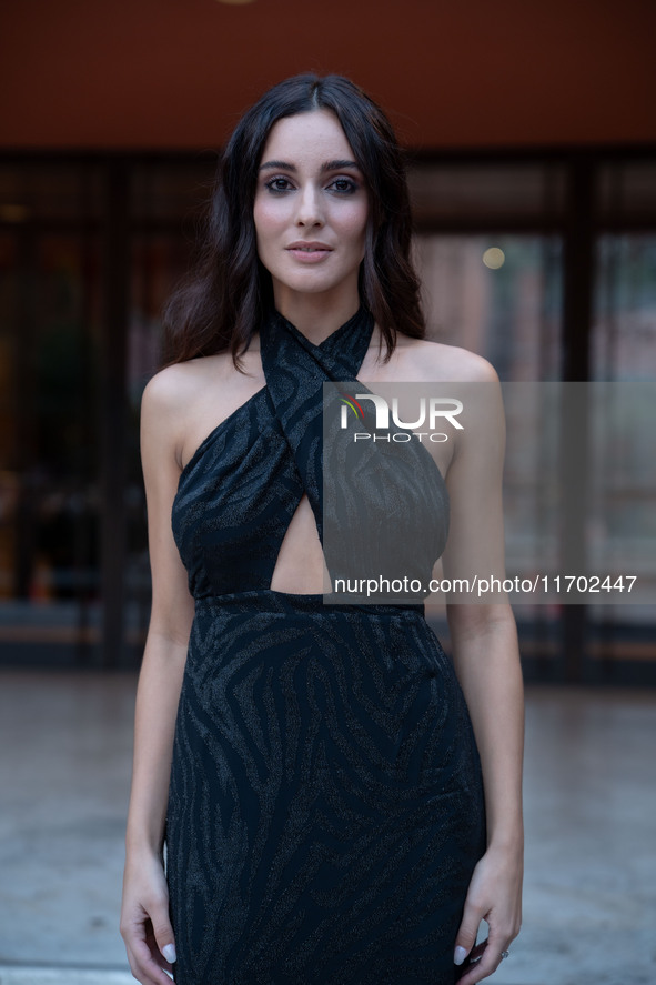 Chiara Celotto attends the ''La Casa Degli Sguardi'' red carpet during the 19th Rome Film Festival at Auditorium Parco Della Musica in Rome,...