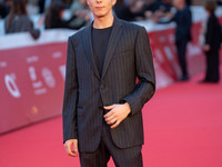 Gianmarco Franchini attends the ''La Casa Degli Sguardi'' red carpet during the 19th Rome Film Festival at Auditorium Parco Della Musica in...