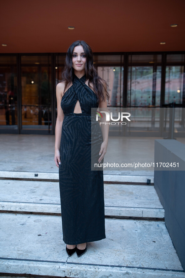 Chiara Celotto attends the ''La Casa Degli Sguardi'' red carpet during the 19th Rome Film Festival at Auditorium Parco Della Musica in Rome,...