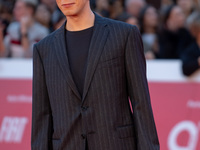 Gianmarco Franchini attends the ''La Casa Degli Sguardi'' red carpet during the 19th Rome Film Festival at Auditorium Parco Della Musica in...