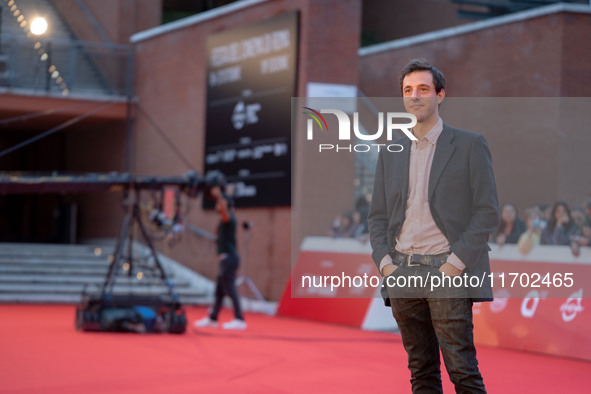 Filippo Tirabassi attends the ''La Casa Degli Sguardi'' red carpet during the 19th Rome Film Festival at Auditorium Parco Della Musica in Ro...