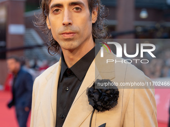 Riccardo Lai attends the ''La Casa Degli Sguardi'' red carpet during the 19th Rome Film Festival at Auditorium Parco Della Musica in Rome, I...