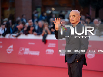 Luca Zingaretti attends the ''La Casa Degli Sguardi'' red carpet during the 19th Rome Film Festival at Auditorium Parco Della Musica in Rome...