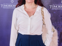 Ana Rayo participates in TomorrowlanD The Immersive Experience in Madrid, Spain, on October 24, 2024. (