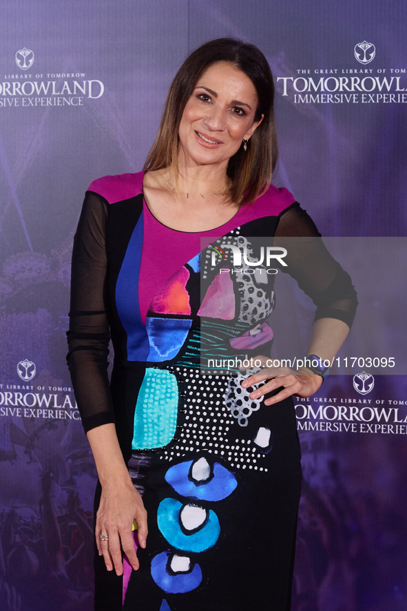 Silvia Jato participates in TomorrowlanD The Immersive Experience in Madrid, Spain, on October 24, 2024. 