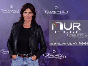 Elia Galera participates in TomorrowlanD The Immersive Experience in Madrid, Spain, on October 24, 2024. (