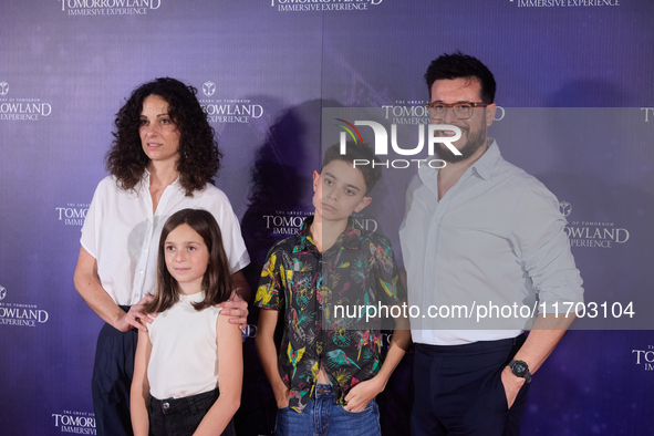 Martin and Ana Marillo participate in TomorrowlanD The Immersive Experience in Madrid, Spain, on October 24, 2024. 