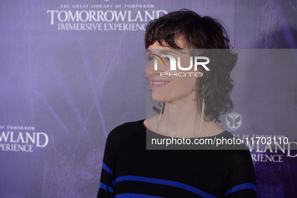 Laura Pamplona participates in TomorrowlanD The Immersive Experience in Madrid, Spain, on October 24, 2024. 