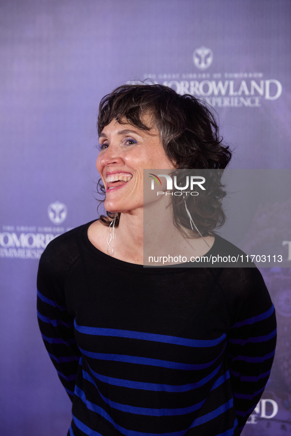 Laura Pamplona participates in TomorrowlanD The Immersive Experience in Madrid, Spain, on October 24, 2024. 