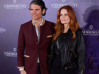 Olivia de Borbon and Julian Porras attend TomorrowlanD The Immersive Experience in Madrid, Spain, on October 24, 2024. (