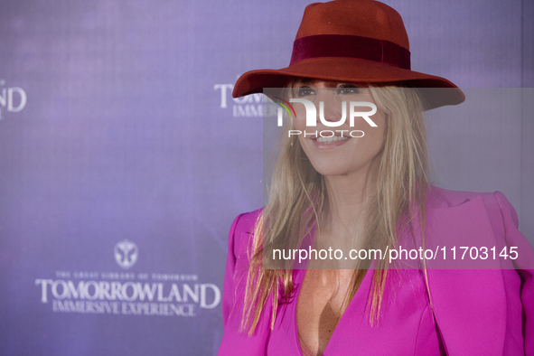 Raquel Merono participates in TomorrowlanD The Immersive Experience in Madrid, Spain, on October 24, 2024. 