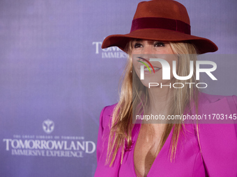 Raquel Merono participates in TomorrowlanD The Immersive Experience in Madrid, Spain, on October 24, 2024. (