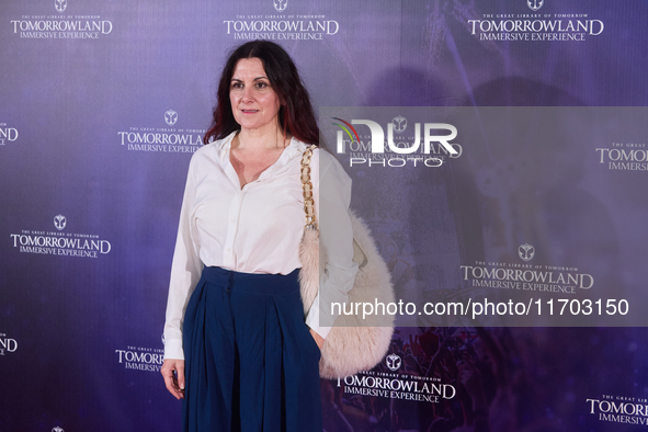 Ana Rayo participates in TomorrowlanD The Immersive Experience in Madrid, Spain, on October 24, 2024. 