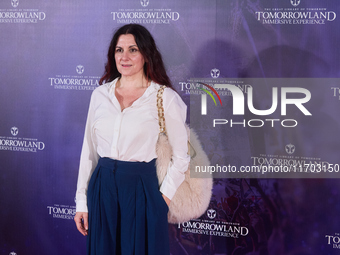 Ana Rayo participates in TomorrowlanD The Immersive Experience in Madrid, Spain, on October 24, 2024. (