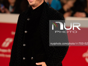 Francesco Di Leva attends the ''Nottefonda'' red carpet during the 19th Rome Film Festival at Auditorium Parco Della Musica in Rome, Italy,...