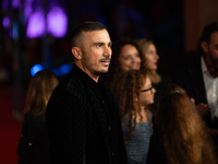 Francesco Di Leva attends the ''Nottefonda'' red carpet during the 19th Rome Film Festival at Auditorium Parco Della Musica in Rome, Italy,...