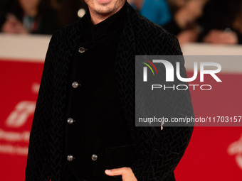 Francesco Di Leva attends the ''Nottefonda'' red carpet during the 19th Rome Film Festival at Auditorium Parco Della Musica in Rome, Italy,...