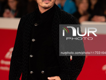 Francesco Di Leva attends the ''Nottefonda'' red carpet during the 19th Rome Film Festival at Auditorium Parco Della Musica in Rome, Italy,...