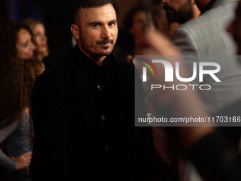 Francesco Di Leva attends the ''Nottefonda'' red carpet during the 19th Rome Film Festival at Auditorium Parco Della Musica in Rome, Italy,...