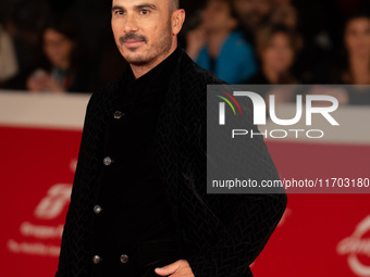 Francesco Di Leva attends the ''Nottefonda'' red carpet during the 19th Rome Film Festival at Auditorium Parco Della Musica in Rome, Italy,...